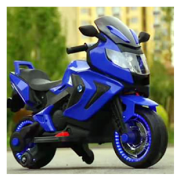 Electric bike blue